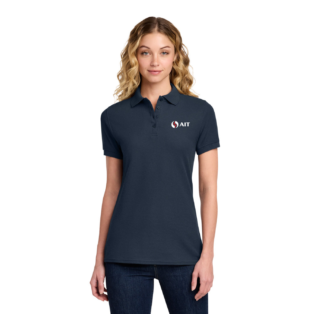 AIT Port & Company Women's Core Blend Pique Polo