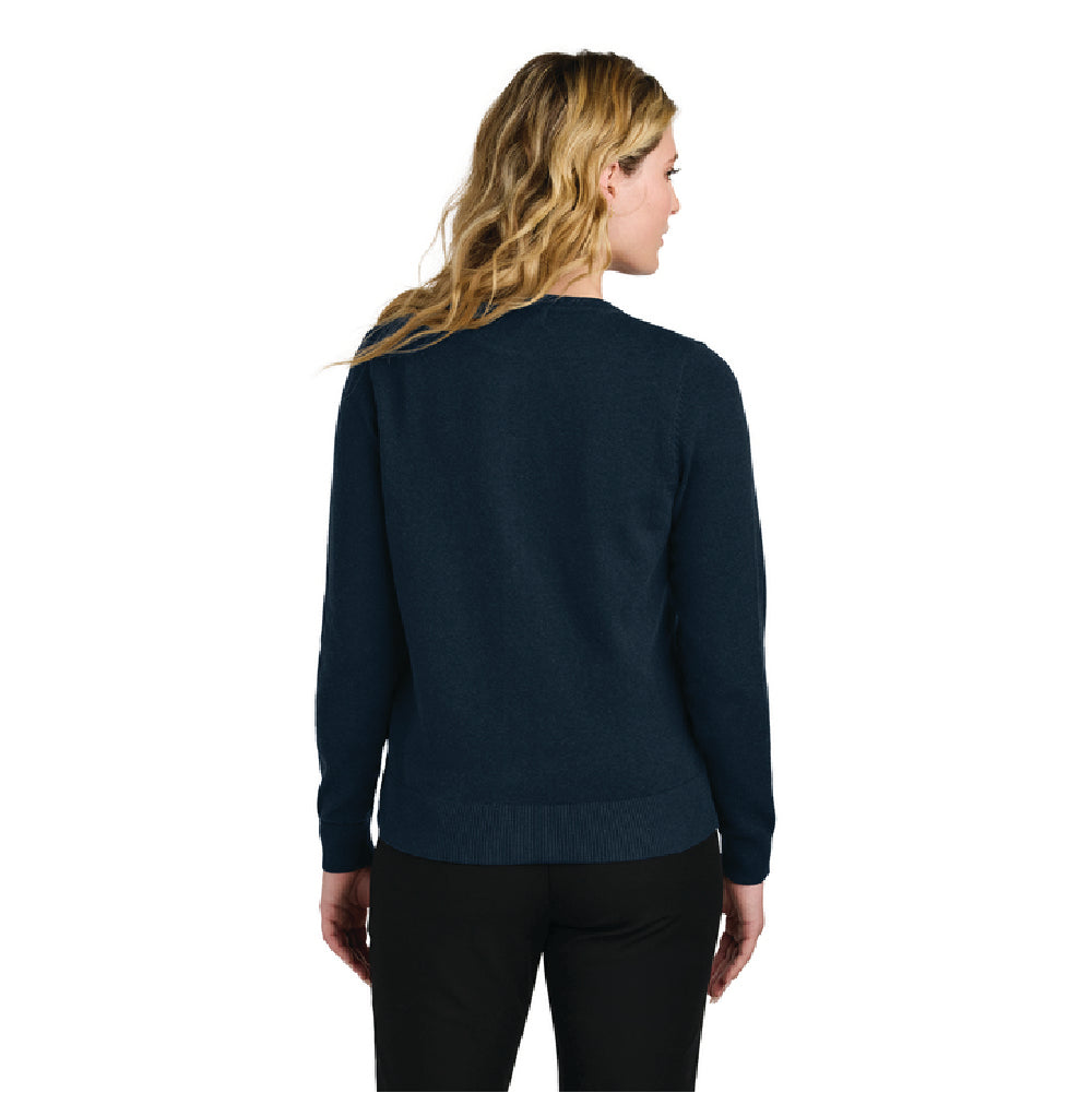 AIT Port Authority® Women’s Easy Care Crewneck Cardigan Sweater